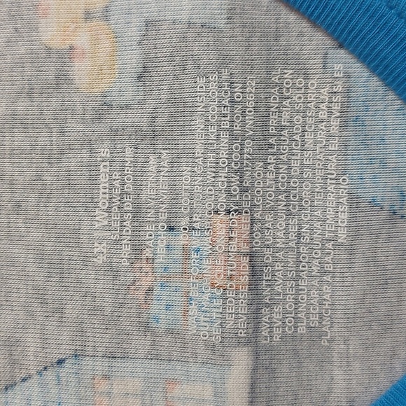 Wondershop womens pajama top & pants Lion s print  size 4X Hanukkah - Picture 6 of 6